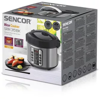 Urządzenie do gotowania ryżu SRM 3151BK SENCOR