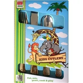 LT5005 KOMPLET SZTUĆCÓW DLA DZIECI 4 SZT ZOO LAMART