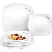 LT9002 KWADRATOWE TALERZE 6 SZT DINE LAMART