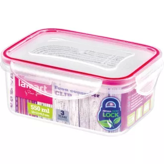 LT6007 PUDEŁKO PROSTOKĄTNE 550ML KLIP LAMART