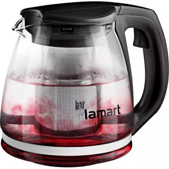 LT7025 CZAJNIK 1.1L CZARNY VERRE LAMART