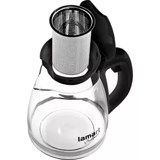 LT7025 CZAJNIK 1.1L CZARNY VERRE LAMART