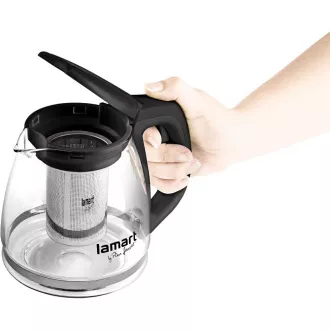 LT7025 CZAJNIK 1.1L CZARNY VERRE LAMART