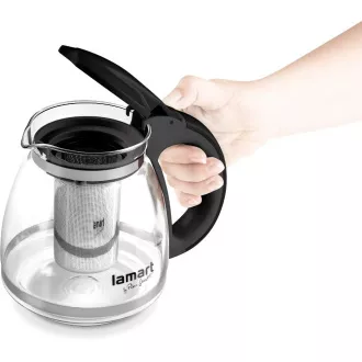 LT7027 CZAJNIK 1,5L CZARNY VERRE LAMART LT7027 CZAJNIK 1,5L CZARNY VERRE LAMART