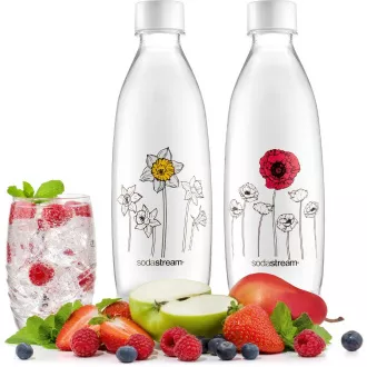 Butelka BEZPIECZNIK 2 x 1l Kwiaty na zimę SODA