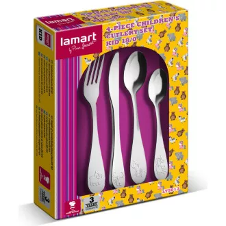 LT5013 KOMPLET SZTUĆCÓW DZIECIĘCYCH 4 SZT. KID LAMART LT5013 KOMPLET SZTUĆCÓW DZIECIĘCYCH 4 SZT. KID LAMART