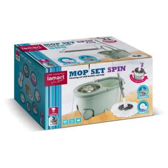 LT8053 ZESTAW MOP OBROTOWY SPIN LAMART - Rozpakowany LT8053 ZESTAW MOP OBROTOWY SPIN LAMART - Rozpakowany