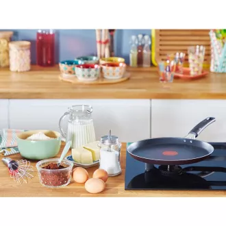 B5671053 KL.SIM. CZERWONA PATELNIA 25 CM TEFAL B5671053 KL.SIM. CZERWONA PATELNIA 25 CM TEFAL