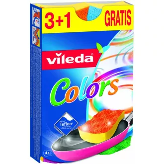PUR ACTIVE COLORS GĄBKA 3 1SZT VILEDA