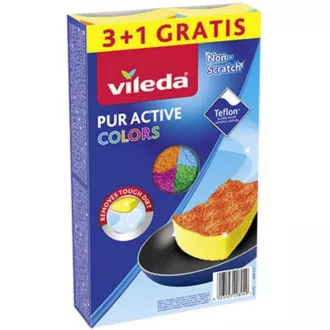 PUR ACTIVE COLORS GĄBKA 3 1SZT VILEDA