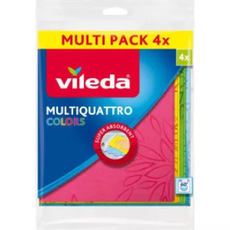 MULTIQUATTRO KOLORY ŚCIERECZKA 4SZT VILEDA