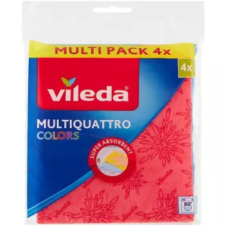 MULTIQUATTRO KOLORY ŚCIERECZKA 4SZT VILEDA