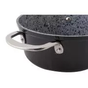 LT1252 GARNEK Z POKRYWKĄ 18CM GRANITOWY LAMART