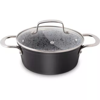LT1253 GARNEK Z POKRYWKĄ 20CM LAMART GRANITOWY