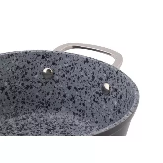 LT1253 GARNEK Z POKRYWKĄ 20CM LAMART GRANITOWY