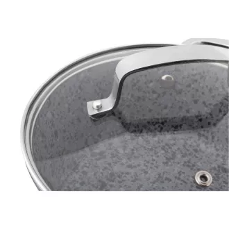 LT1253 GARNEK Z POKRYWKĄ 20CM LAMART GRANITOWY