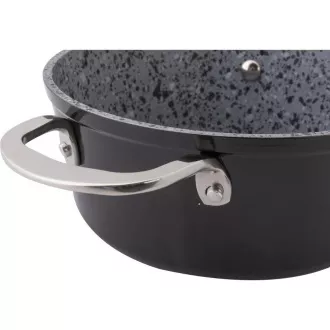 LT1254 GARNEK Z POKRYWKĄ 24CM GRANITOWY LAMART