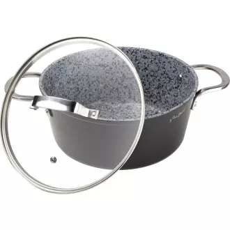 LT1254 GARNEK Z POKRYWKĄ 24CM GRANITOWY LAMART