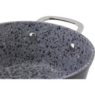 LT1254 GARNEK Z POKRYWKĄ 24CM GRANITOWY LAMART