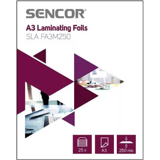 SLA FA3M250 Folia A3 250mic 25szt SENCOR