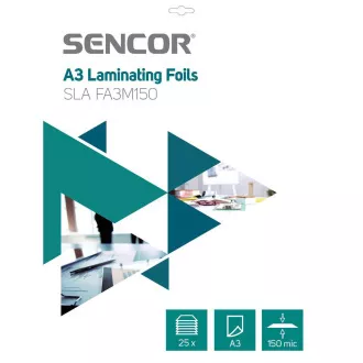 SLA FA3M150 Folia A3 150mic 25szt SENCOR