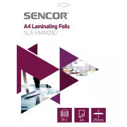 SLA FA4M250 Folia A4 250mic 25szt SENCOR
