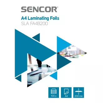 SLA FA4B200 Folia A4 200mic 100szt SENCOR
