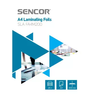 SLA FA4M200 Folia A4 200mic 25szt SENCOR