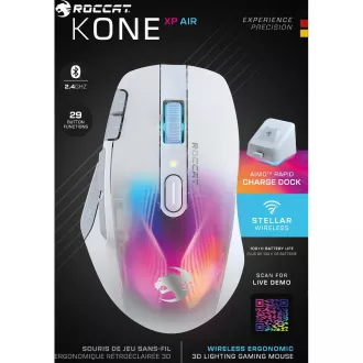Mysz gamingowa Kone XP Air, biała ROCCAT Mysz gamingowa Kone XP Air, biała ROCCAT