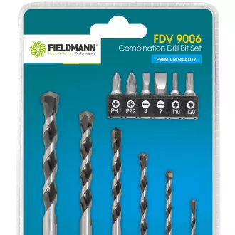 FDV 9006 Zestaw 12szt. wierteł / bitów FIELDMANN