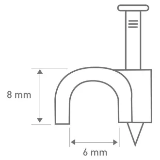RCC 6 zacisk kablowy 6mm 40szt RETLUX
