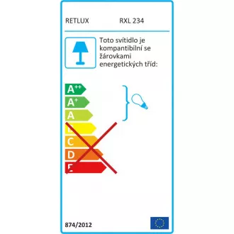 RXL 234 świeczka 7LED WW TM RETLUX