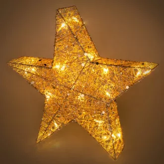 RXL 327 gwiazda brokat 20 LED 40cm RETLUX
