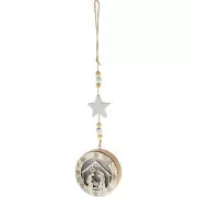 RXL 334 ornament szopka drewniana 1LED WW RETLUX