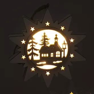 RXL 464 Star Church 14cm 3LED WW RETLUX