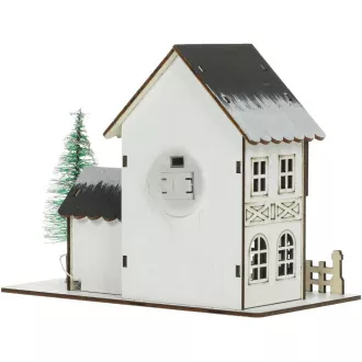 RXL 465 Domek zimowy 18cm 7LED WW RETLUX