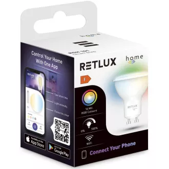 Żarówka RSH 101 GU10. 4,5 W RGB CCT RETLUX