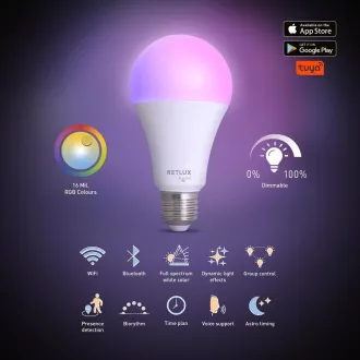 RSH 104 A70 E27 żarówka 14 W RGB CCT RETLUX
