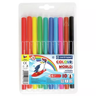 Marker Centropen 7550/10 10 kolorów cylindryczna końcówka 1mm