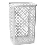 Kosz na śmieci Katrin 40L 50x32x26,5cm wiszący szyty biały