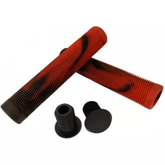 Wymienny uchwyt do kierownicy hulajnogi freestyle TPR Grip (EDGE Black-red), 2szt.