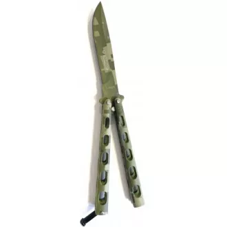 Składany nóż motylkowy Kandar, CAMO 23 cm Składany nóż motylkowy Kandar, CAMO 23 cm