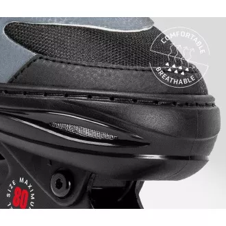 Wrotki Movino Cruzer Two, szary, 38-41