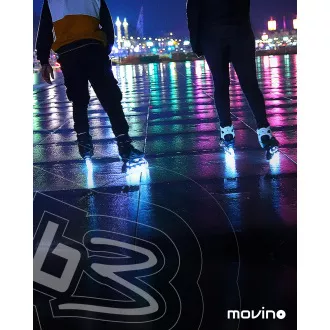 Wrotki Movino Cruzer B3 LED - czarne, 38-41