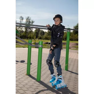 Wrotki 4w1 Enero KIDS - niebiesko-białe, 34-37 Wrotki 4w1 Enero KIDS - niebiesko-białe, 34-37