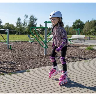 Wrotki 4w1 Enero KIDS - różowo-białe, 30-33 - Rozpakowany Wrotki 4w1 Enero KIDS - różowo-białe, 30-33 - Rozpakowany