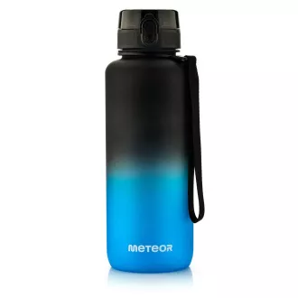 Butelka sportowa Tritan MTR 1500 ml, czarno-niebieska