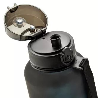 Butelka sportowa Tritan MTR 1500 ml, czarno-niebieska
