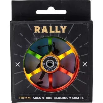 Kółka do hulajnogi NKD Rally Stunt 2szt, 110 mm, srebrne