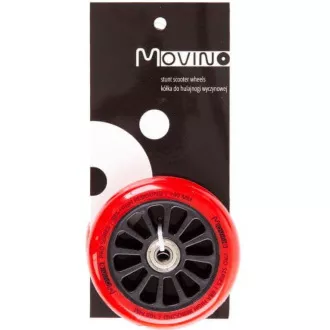 Zapasowe kółka MOVINO do hulajnogi freestyle 100 mm, PP, 2 szt., czerwone
